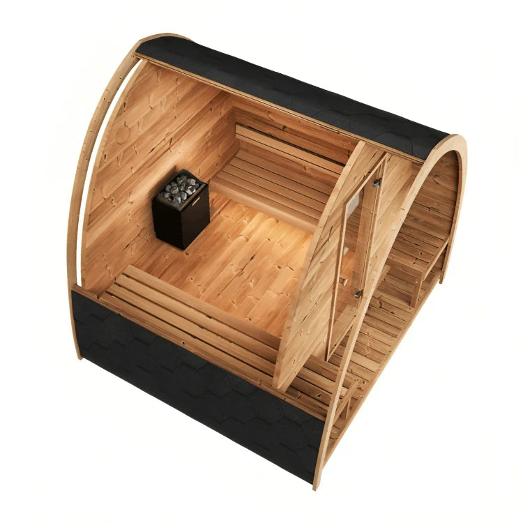 SaunaLife G3 Outdoor Sauna – 4 Person