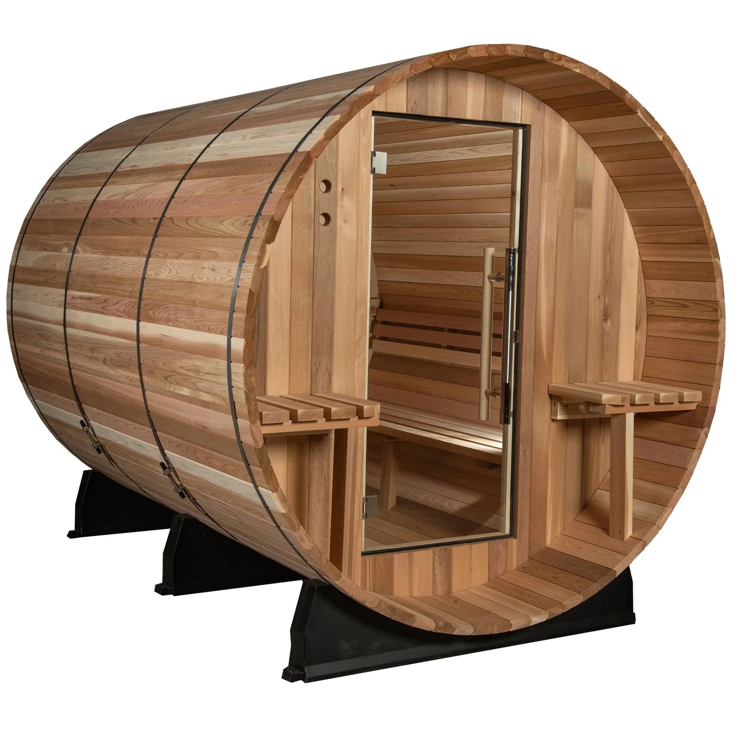 Almost Heaven Huntington Barrel Sauna – 4 to 6 Person