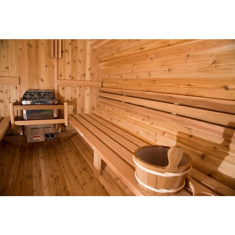 Almost Heaven Huntington Barrel Sauna – 4 to 6 Person