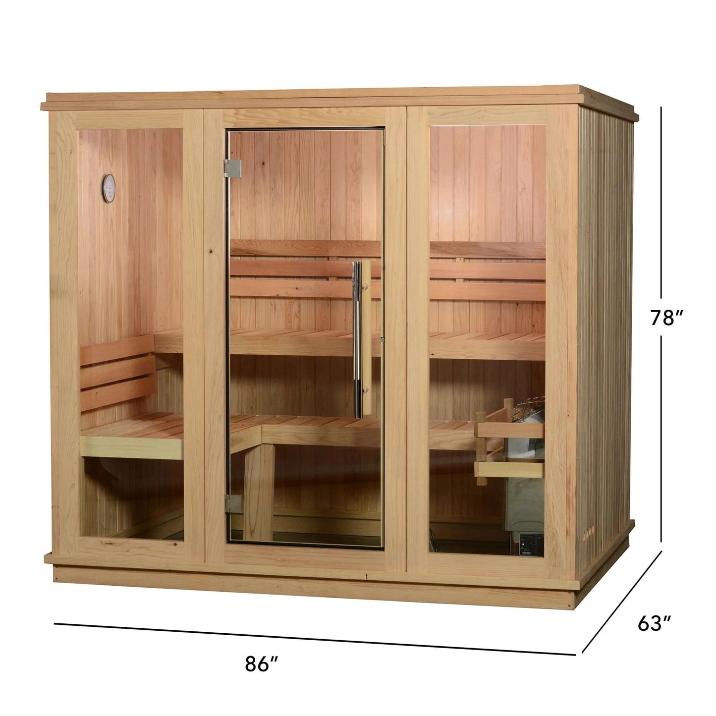 Almost Heaven Bridgeport Indoor Sauna – 6 Person