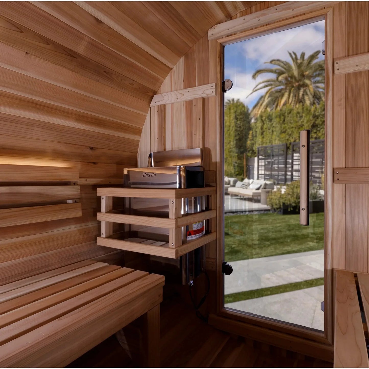 Golden Designs Zurich Barrel Sauna – 4 Person