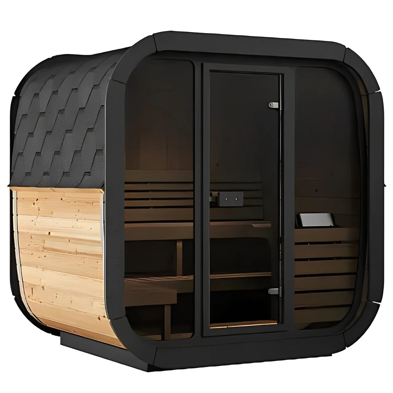 SaunaLife CL5G Outdoor Cube Sauna – 4 Person