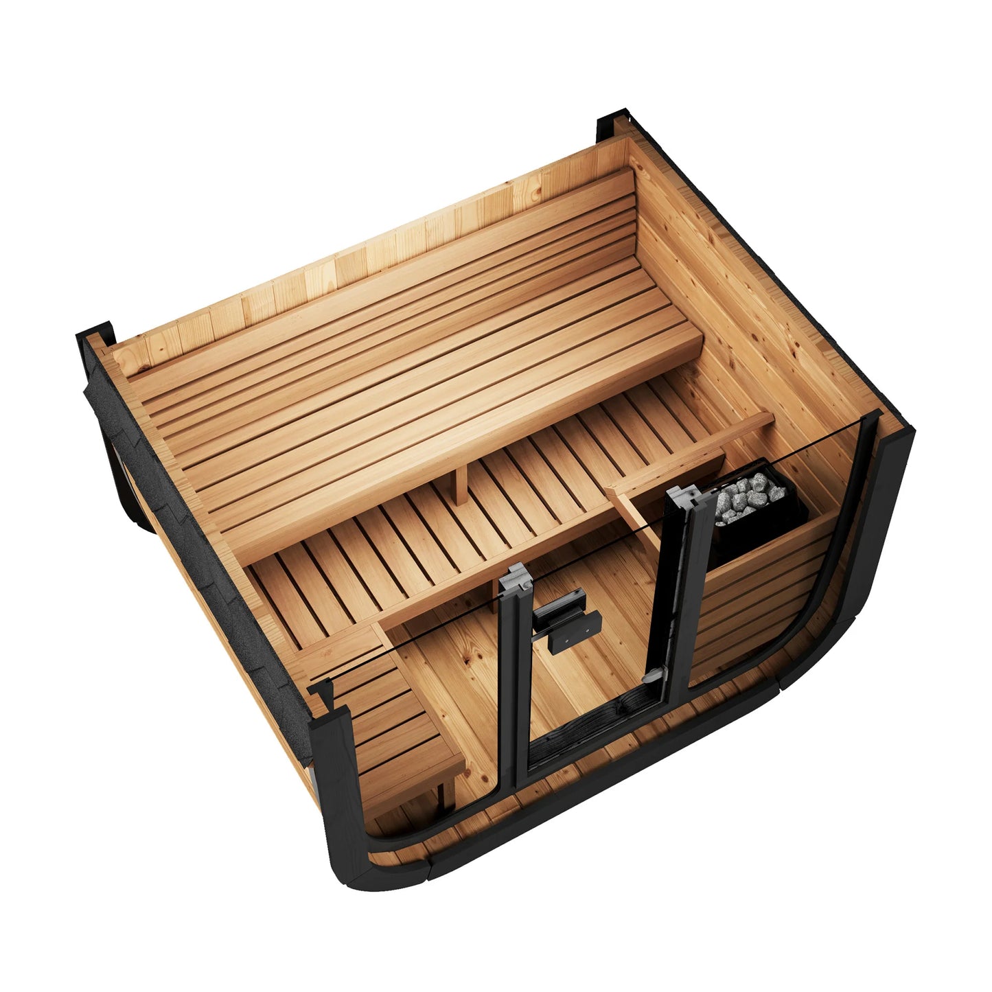 SaunaLife CL5G Outdoor Cube Sauna – 4 Person