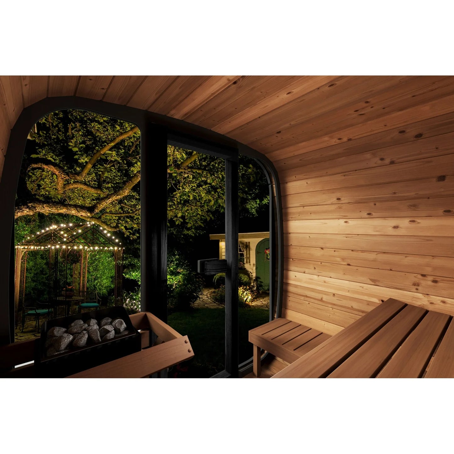 SaunaLife CL5G Outdoor Cube Sauna – 4 Person