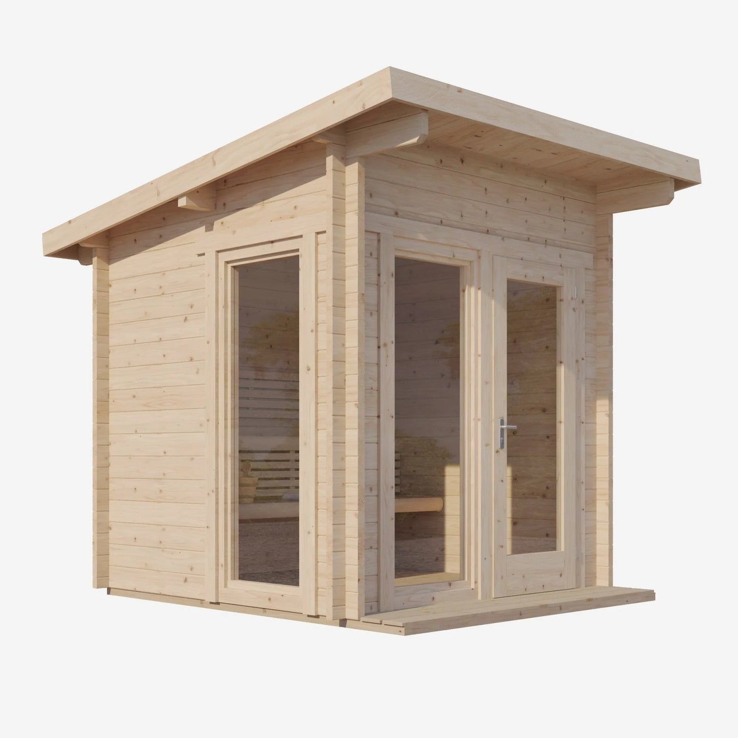 SaunaLife G4 Outdoor Modular Sauna – 6 Person