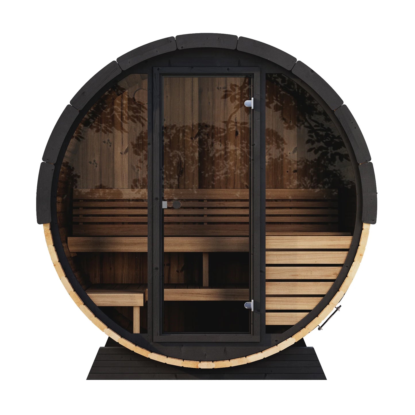 SaunaLife EE6G Ergo-Series Barrel Sauna – 4 Person