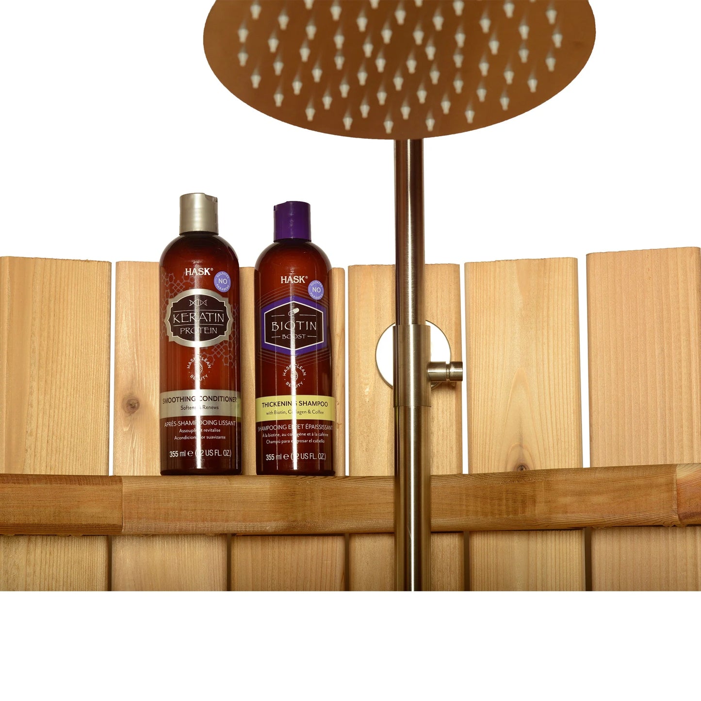 Almost Heaven Ellipse Outdoor Shower – Red Cedar