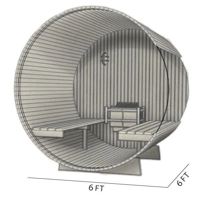 Almost Heaven Audra Barrel Sauna – 2 to 4 Person