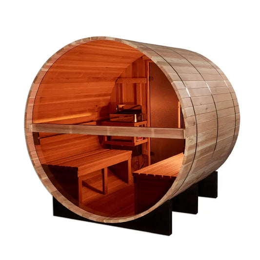 Golden Designs Zurich Barrel Sauna – 4 Person