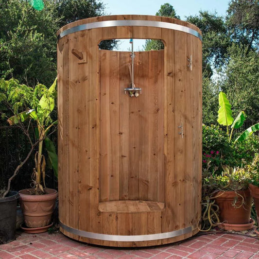 Dundalk Rainbow Outdoor Shower – Cedar