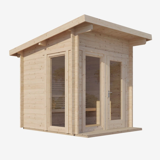 SaunaLife G4 Outdoor Modular Sauna – 6 Person