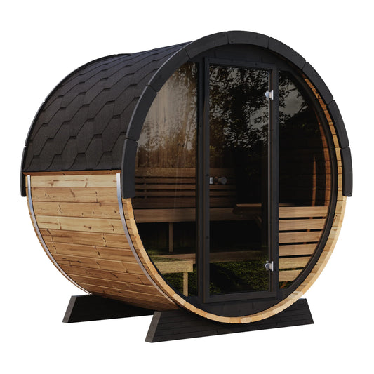 SaunaLife EE6G Ergo-Series Barrel Sauna – 4 Person
